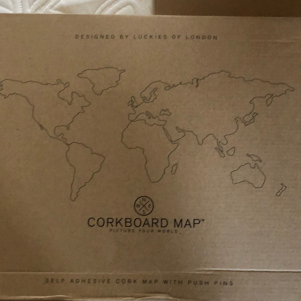 Corkboard Map